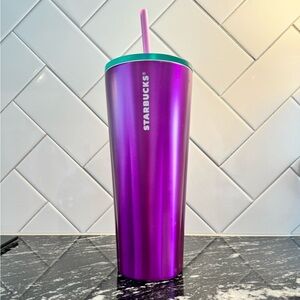 Starbucks Purple Stainless Steel Venti Tumbler